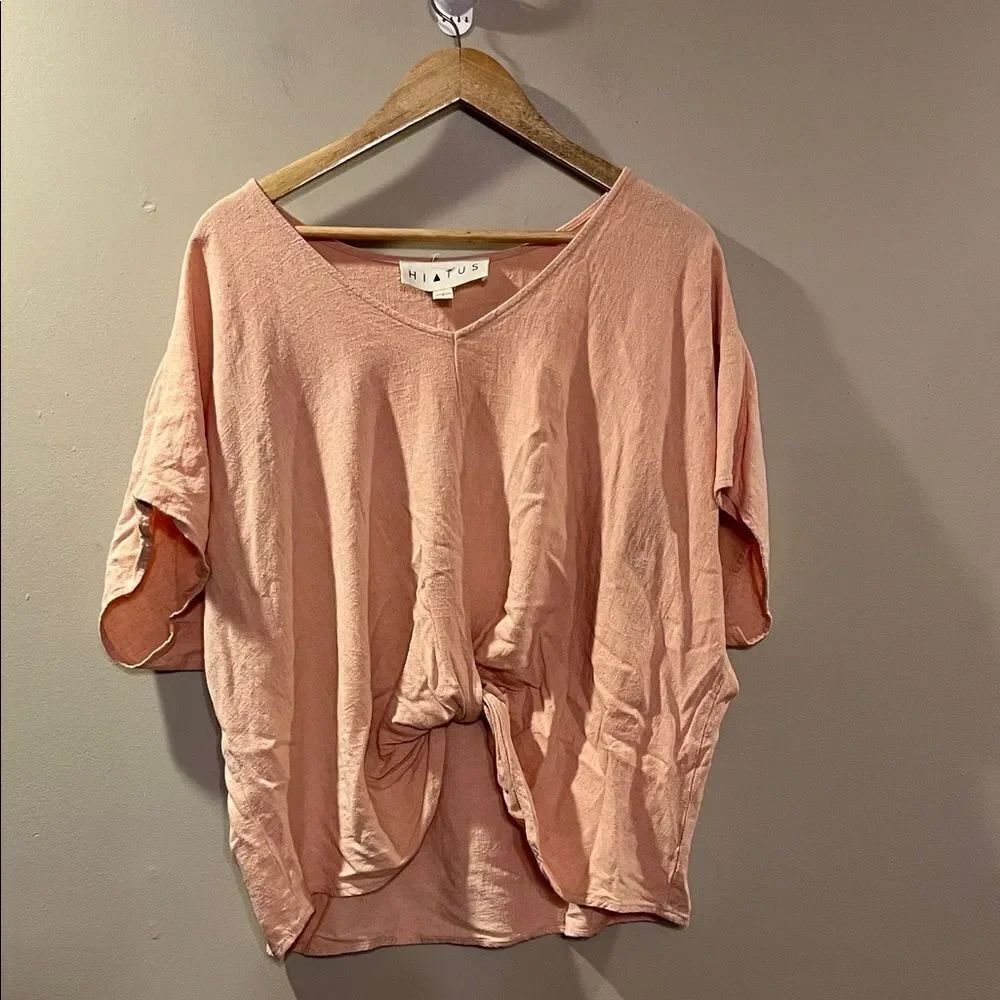 Women's Linen Blend Top
